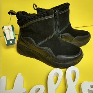 Earth Women's Waterproof Winter Boots Black 6.5